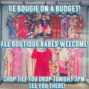 Live Sale show at 9pm tonight with spring inventory and deals/giveaways!!